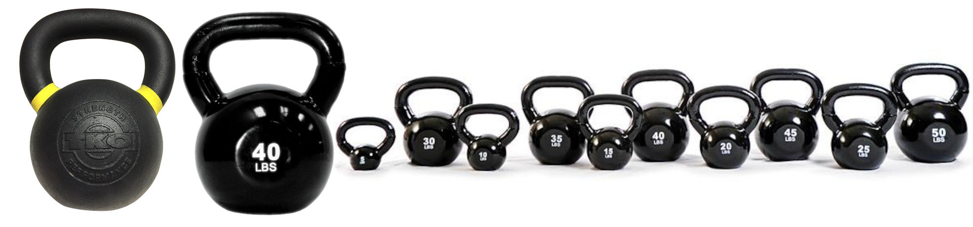 Kettlebells Iron and Vinyl.