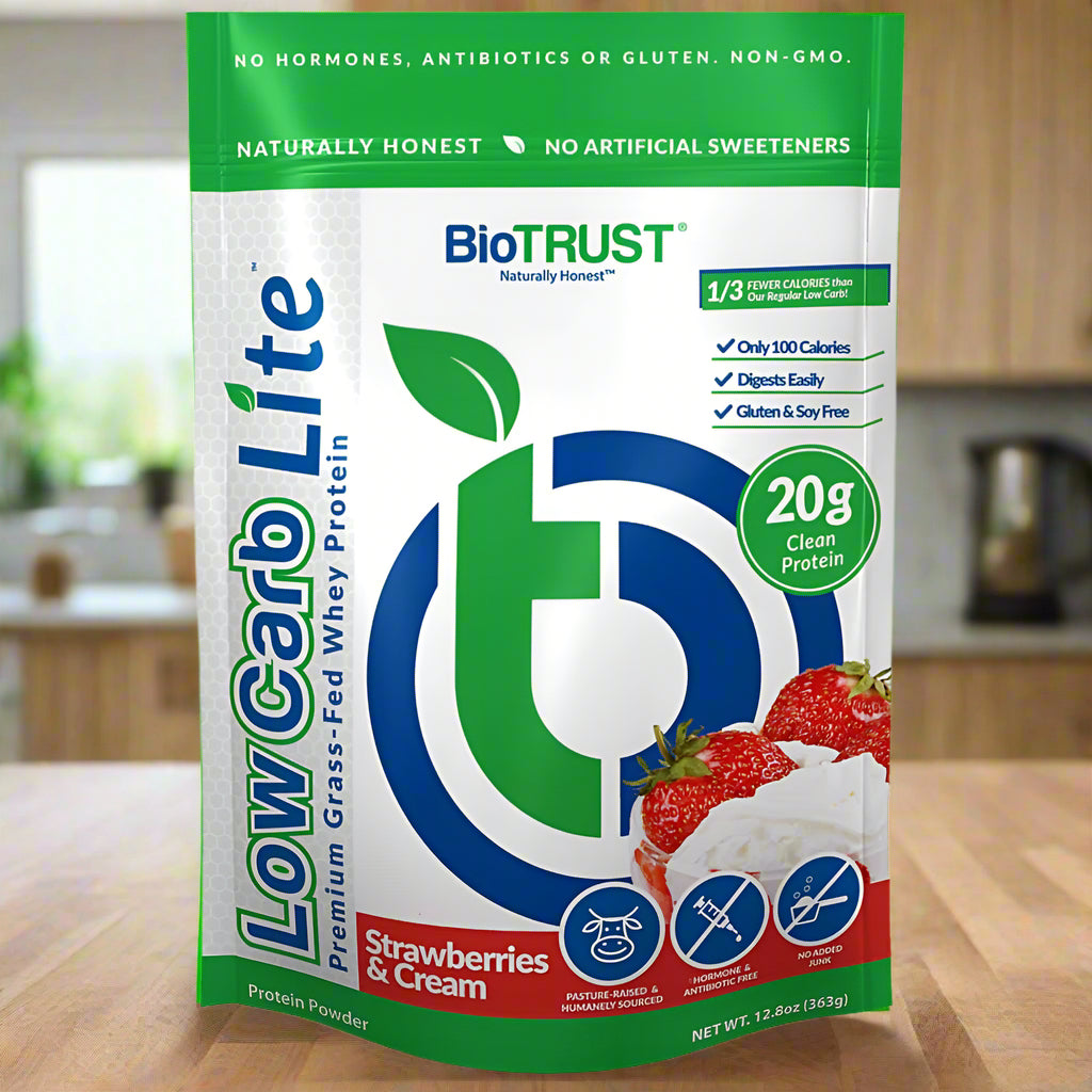 BioTrust Low Carb Lite Premium Grass-Fed Whey Protein 12.8oz.