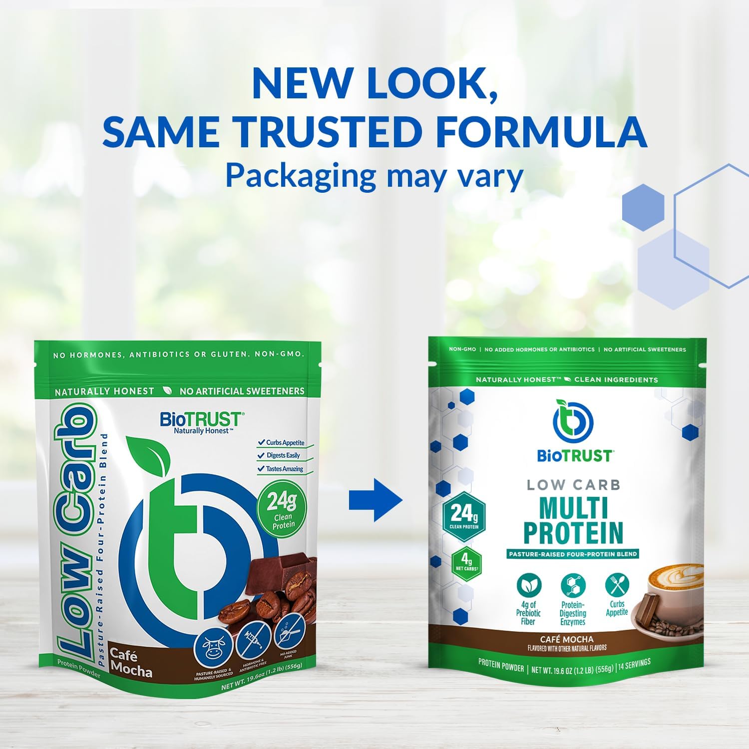 Biotrust Low Carb Multi-Protein - Packaging Variation.