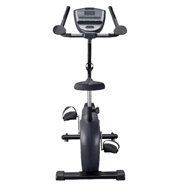 Circle Fitness B6 Upright Bike - Front View.