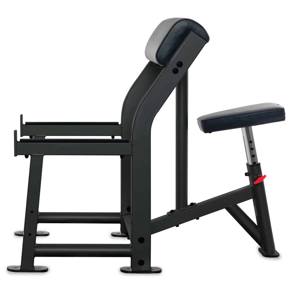 Inflight Fitness Preacher Curl - Black - Side.
