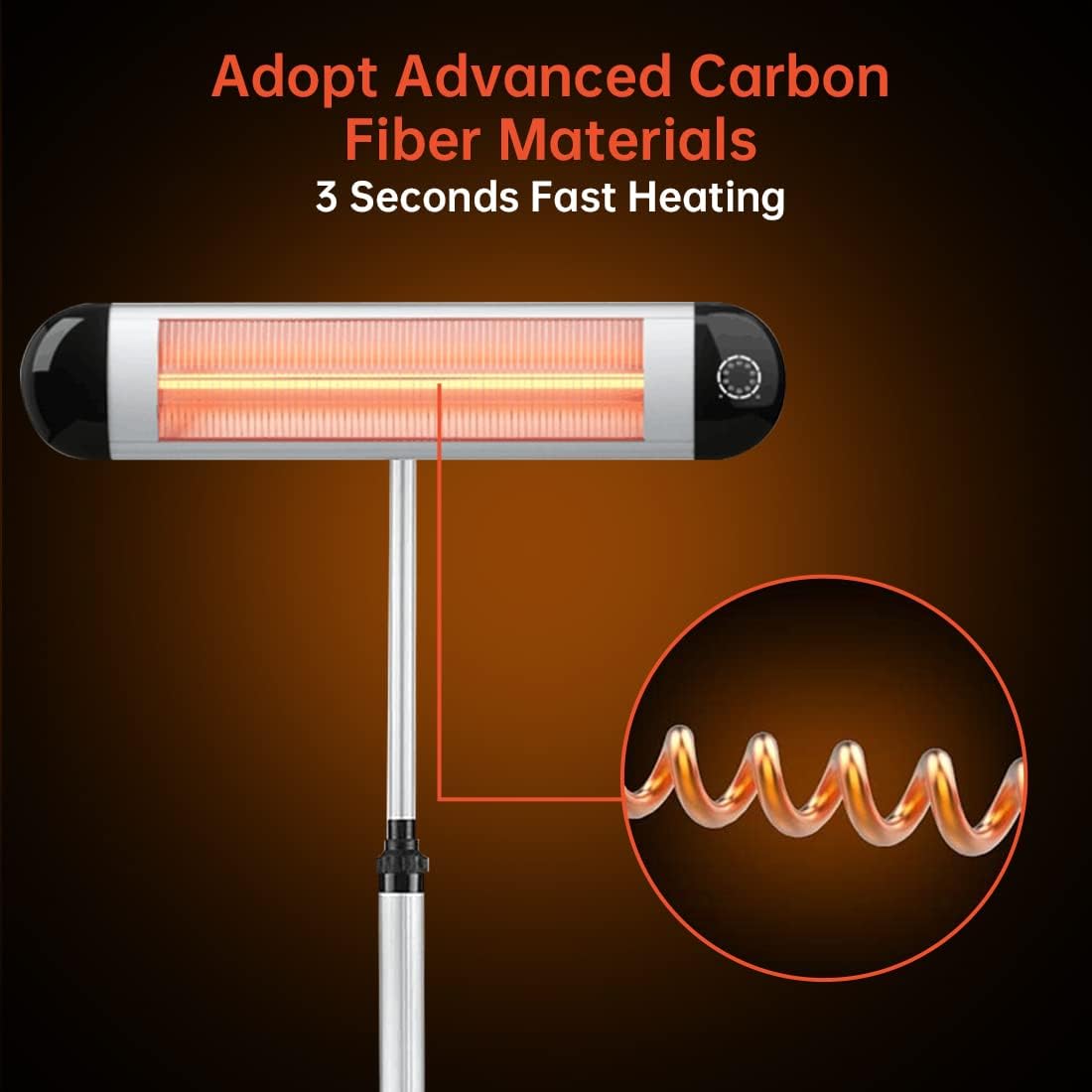 Patio Heater Outdoor Electric Heater - Features.