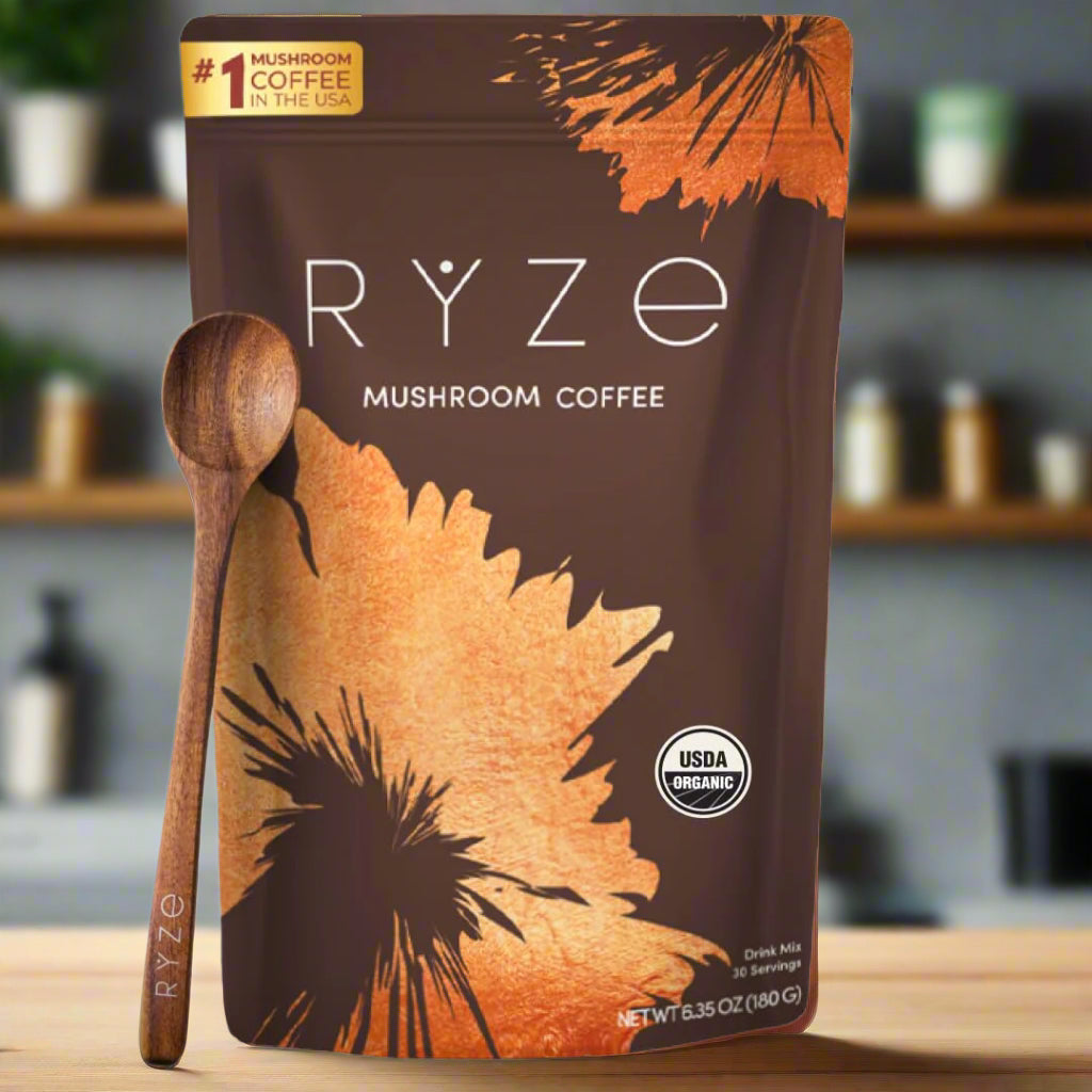 Ryze Organic Coffee - Mushroom Coffee.