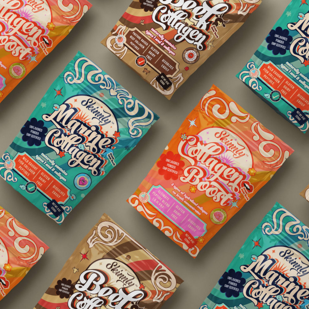 Skinnly Collagen Bundle - Marine, Beef, and Collagen Boost.