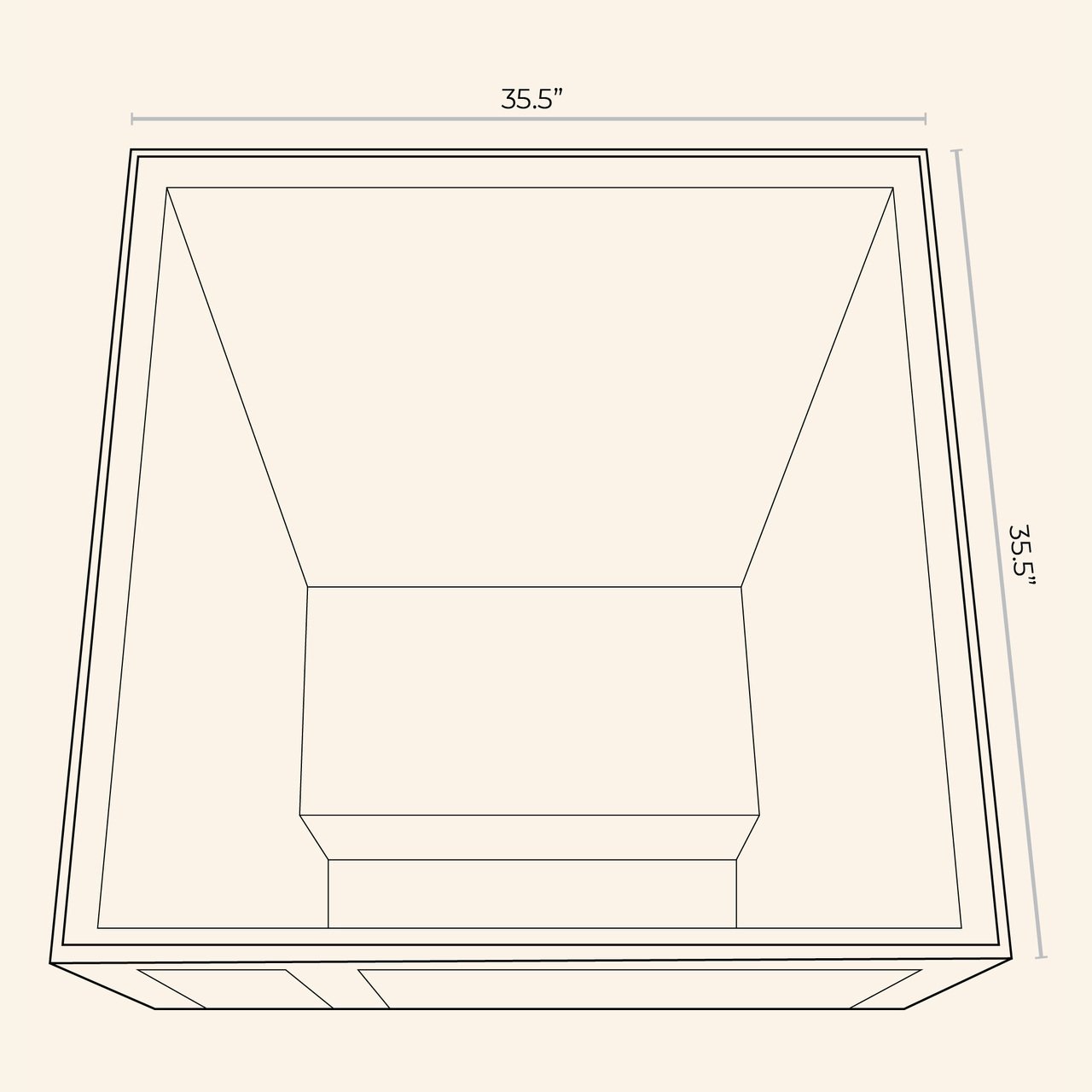 JNH LifeStyles Freedom 1 Person Infrared Sauna dimensions.