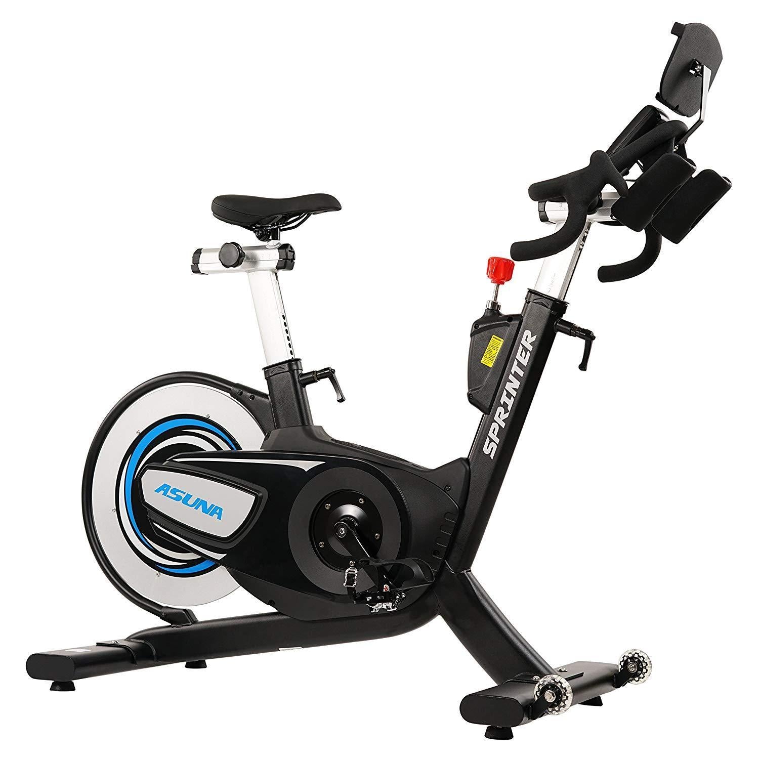 ASUNA Sprinter Magnetic Belt Driven Commercial Cycling Bike + LCD Monitor