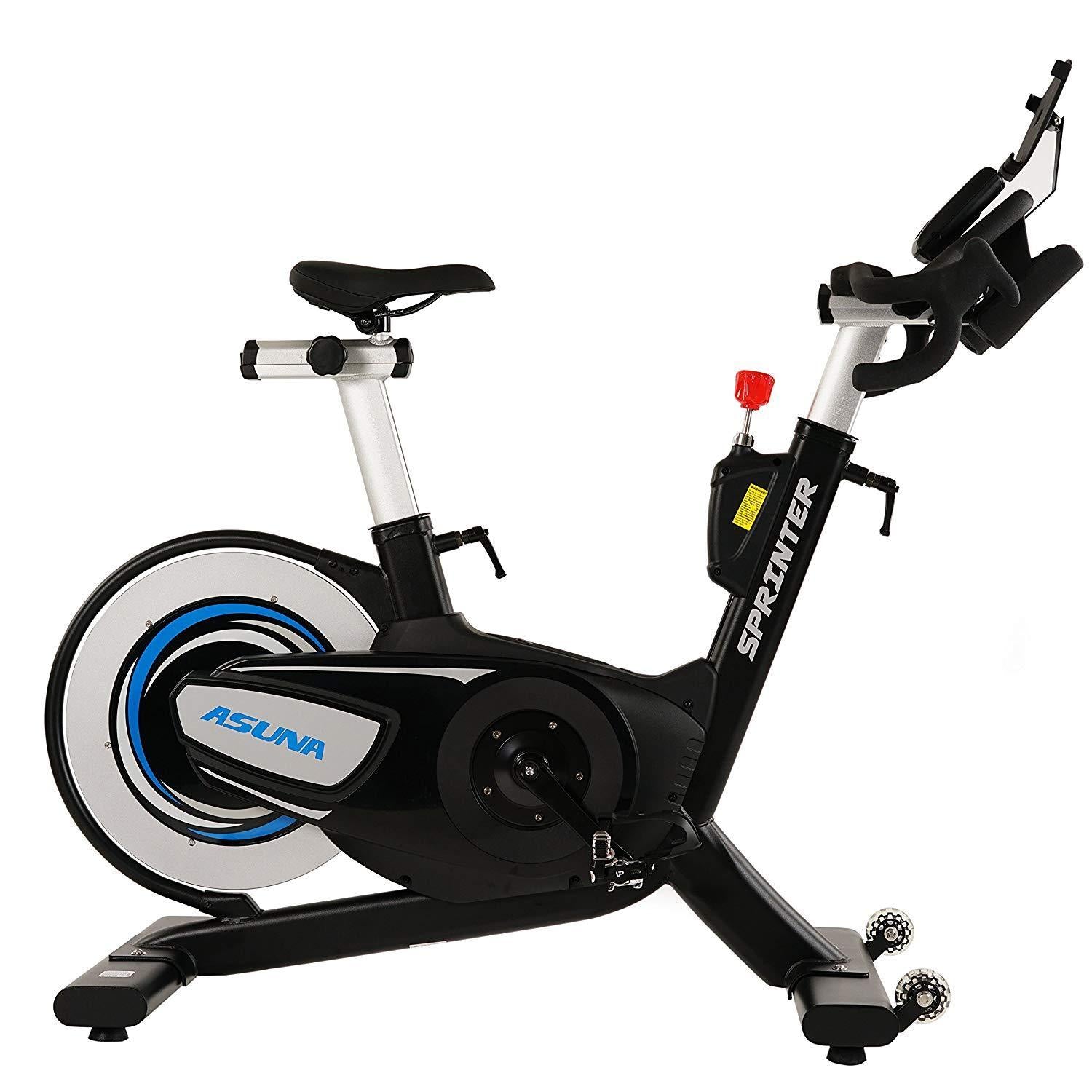 ASUNA Sprinter Magnetic Belt Driven Commercial Cycling Bike + LCD Monitor