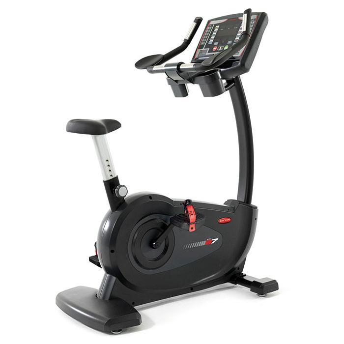 Circle Fitness B7 Self-Powered Upright Bike.