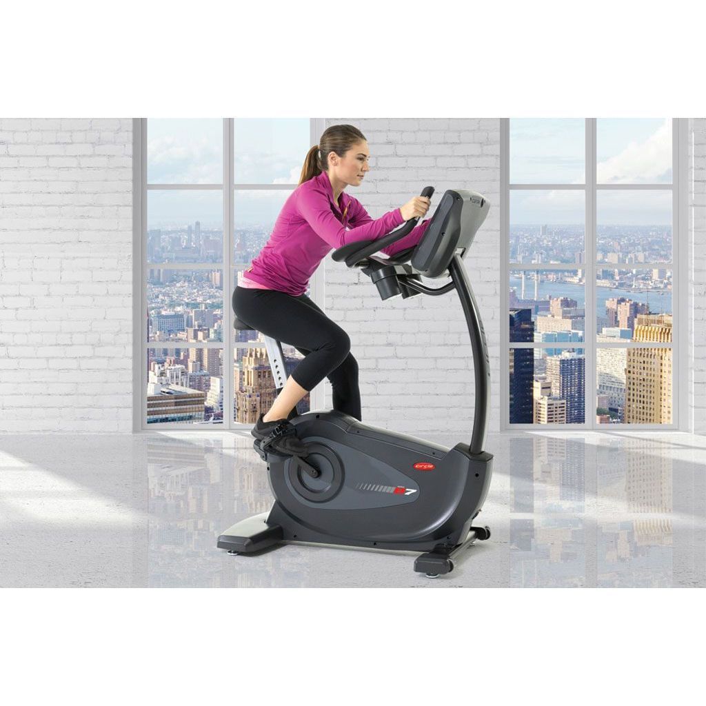 Circle Fitness B7e Touch Screen Upright Bike 