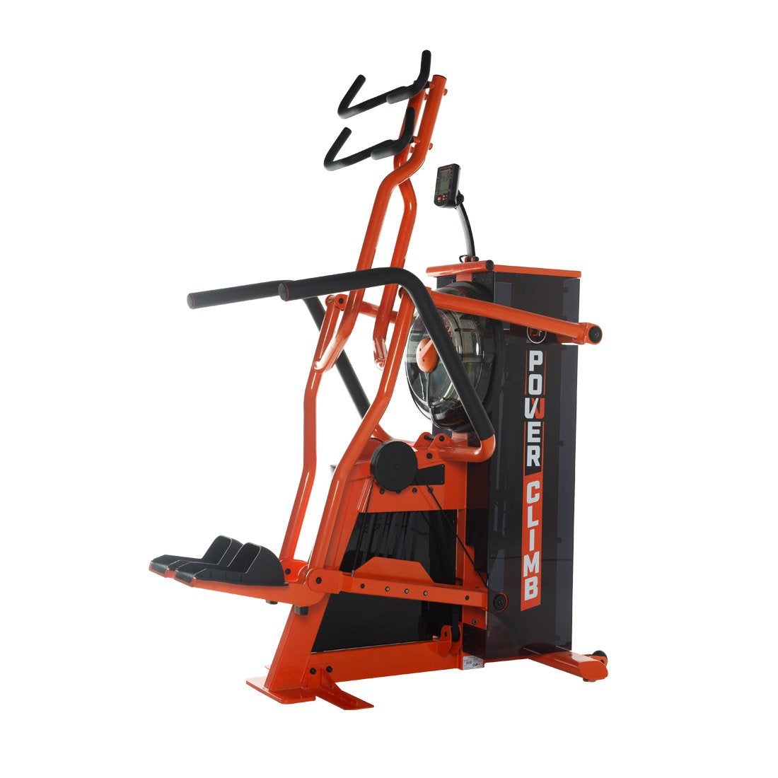 First Degree Fitness Fluid Power CLIMB Water Resistance Full Body Stepper in Orange.