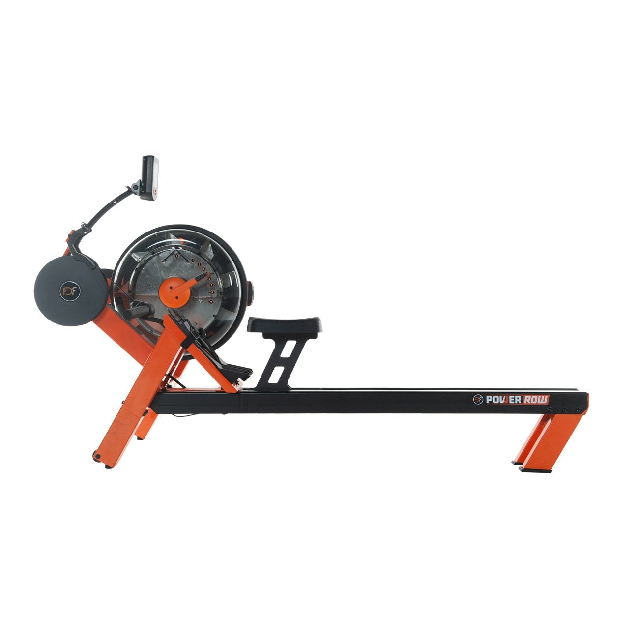 First Degree Fitness Fluid Power Rowing Machine - Orange.