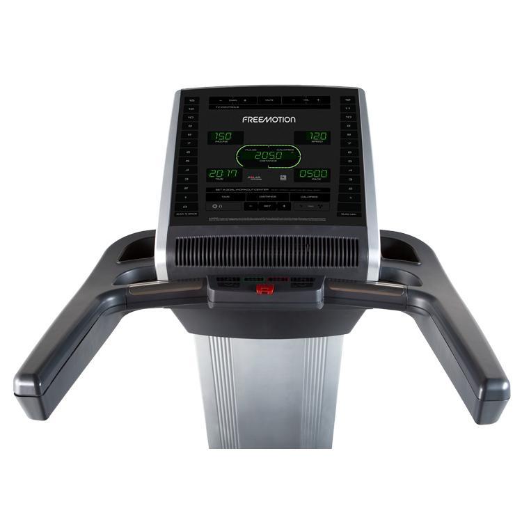 FreeMotion t10.9 Interval REFLEX™ Treadmill Digital Console.