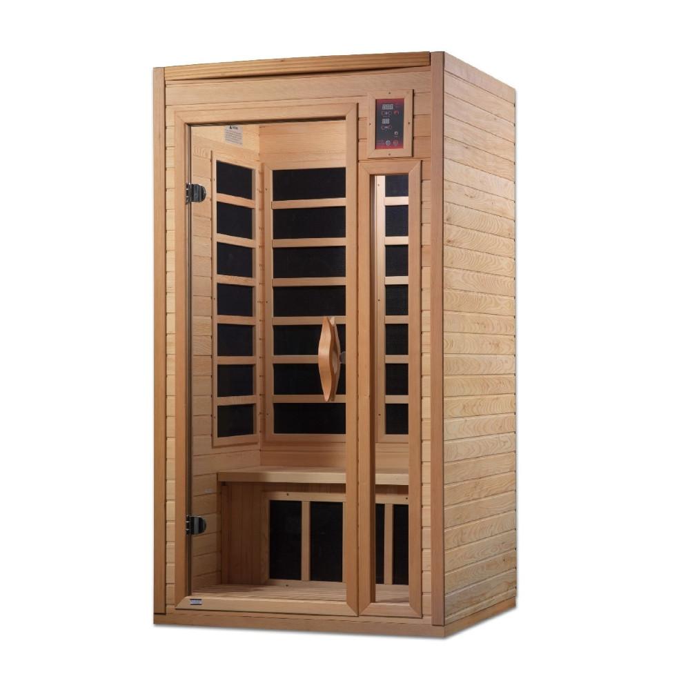 Golden Designs Saunas Barcelona Select 1-2 Person Infrared Sauna - alternate image.