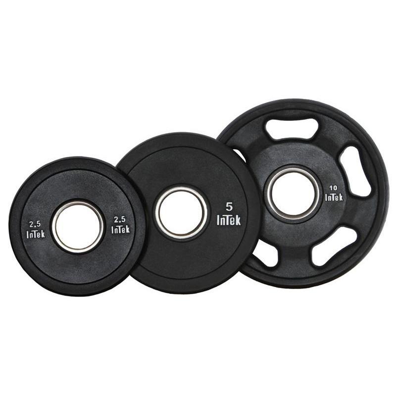 INTEK Armor Series Solid Urethane Olympic Plates 10-5-2.5 lbs.