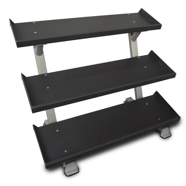 Inflight Fitness Commercial 3-Tier 54" Dumbbell Rack.