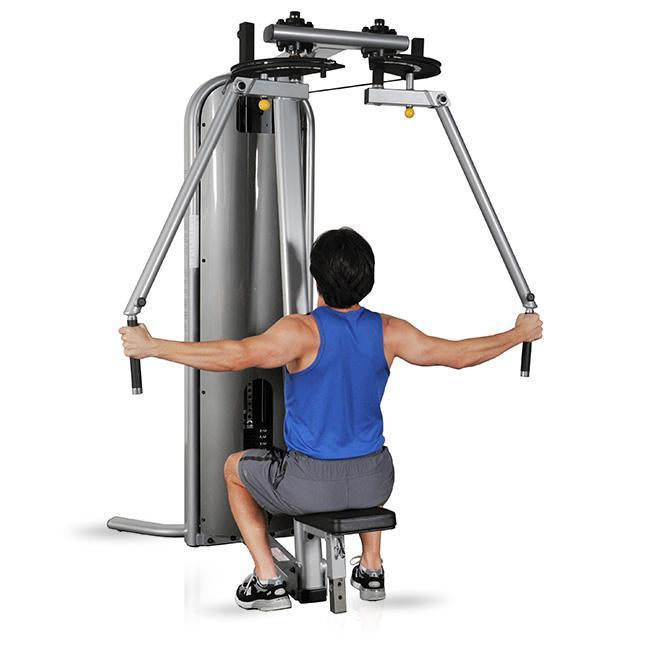 Rear dealt shoulder exercise on the Inflight Fitness Multi-Fly Machine.