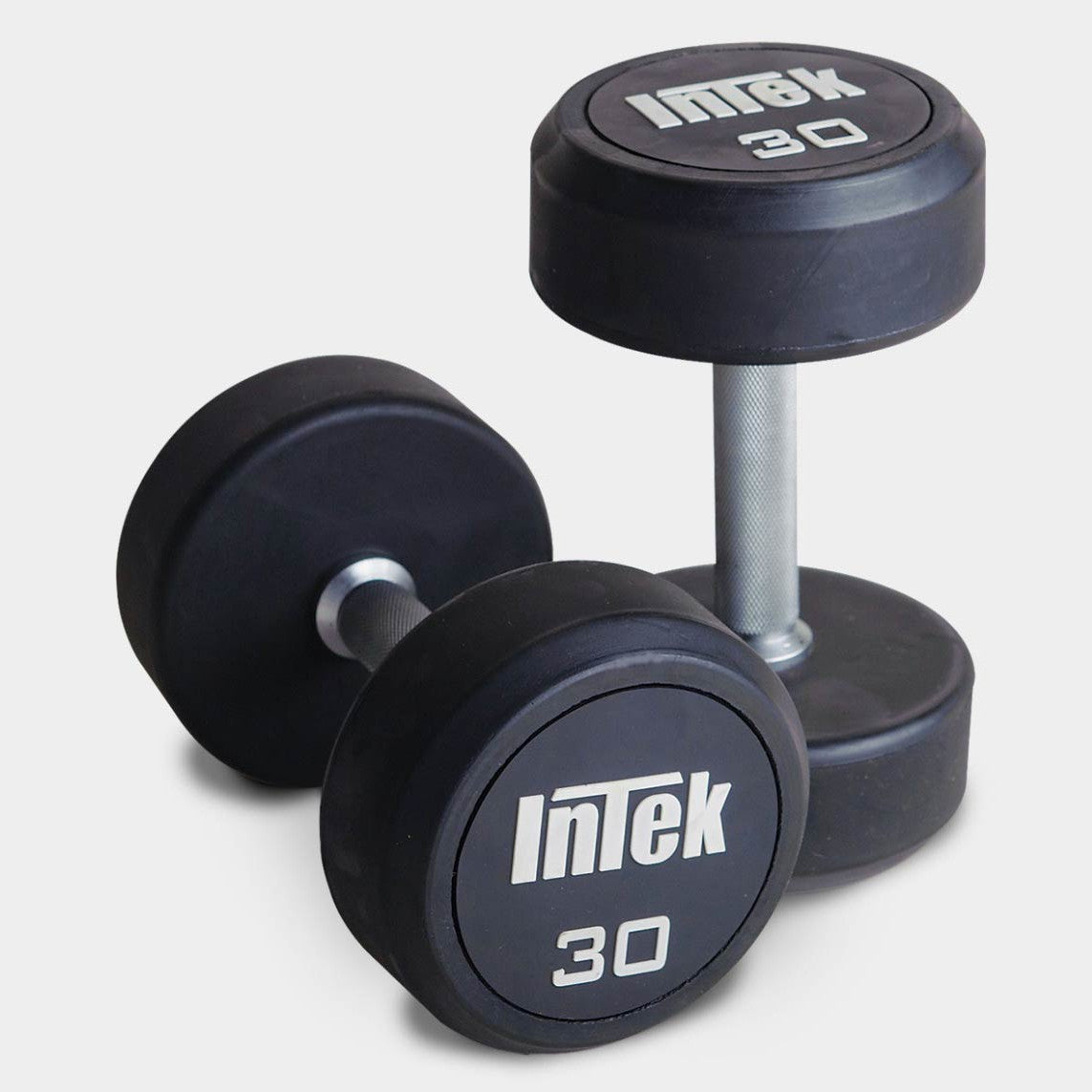 INTEK Champion Series Round Rubber Dumbbells