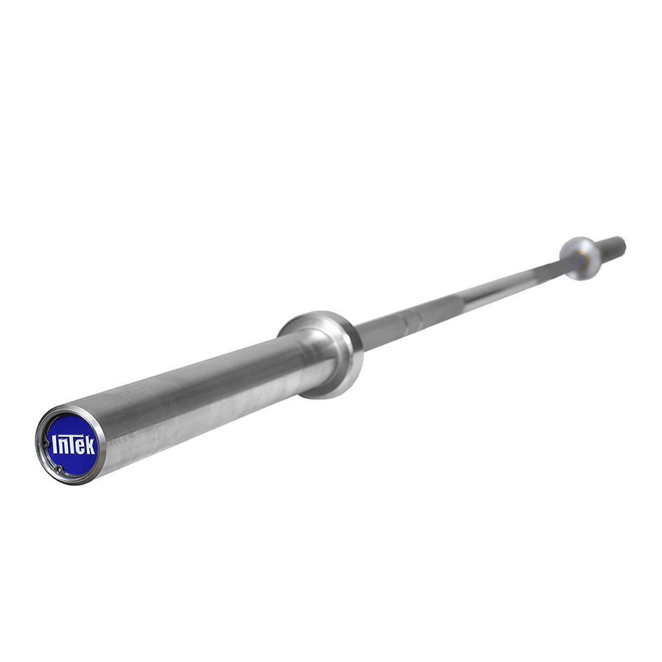 INTEK 7 ft 20KG Triple Needle Bearing Olympic Bar Blue End Cap.