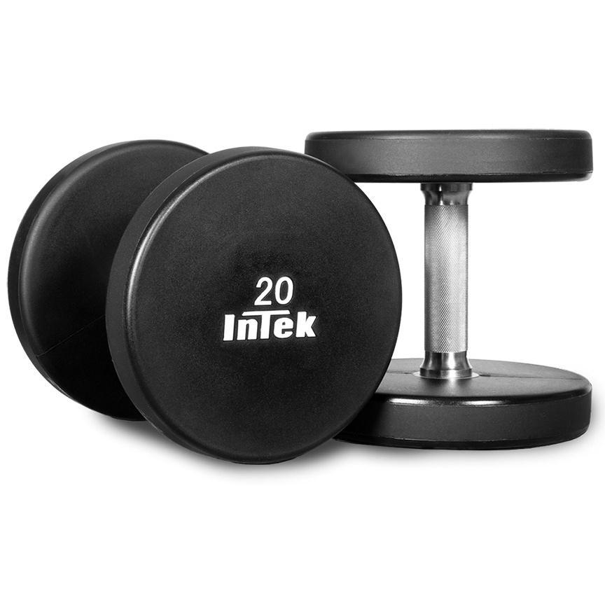 INTEK Armor Series Solid Urethane Dumbbells 