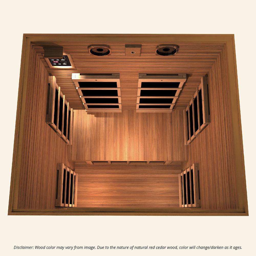 JNH LifeStyles Freedom 2 Person top view featuring LED Lights and premium sound system.