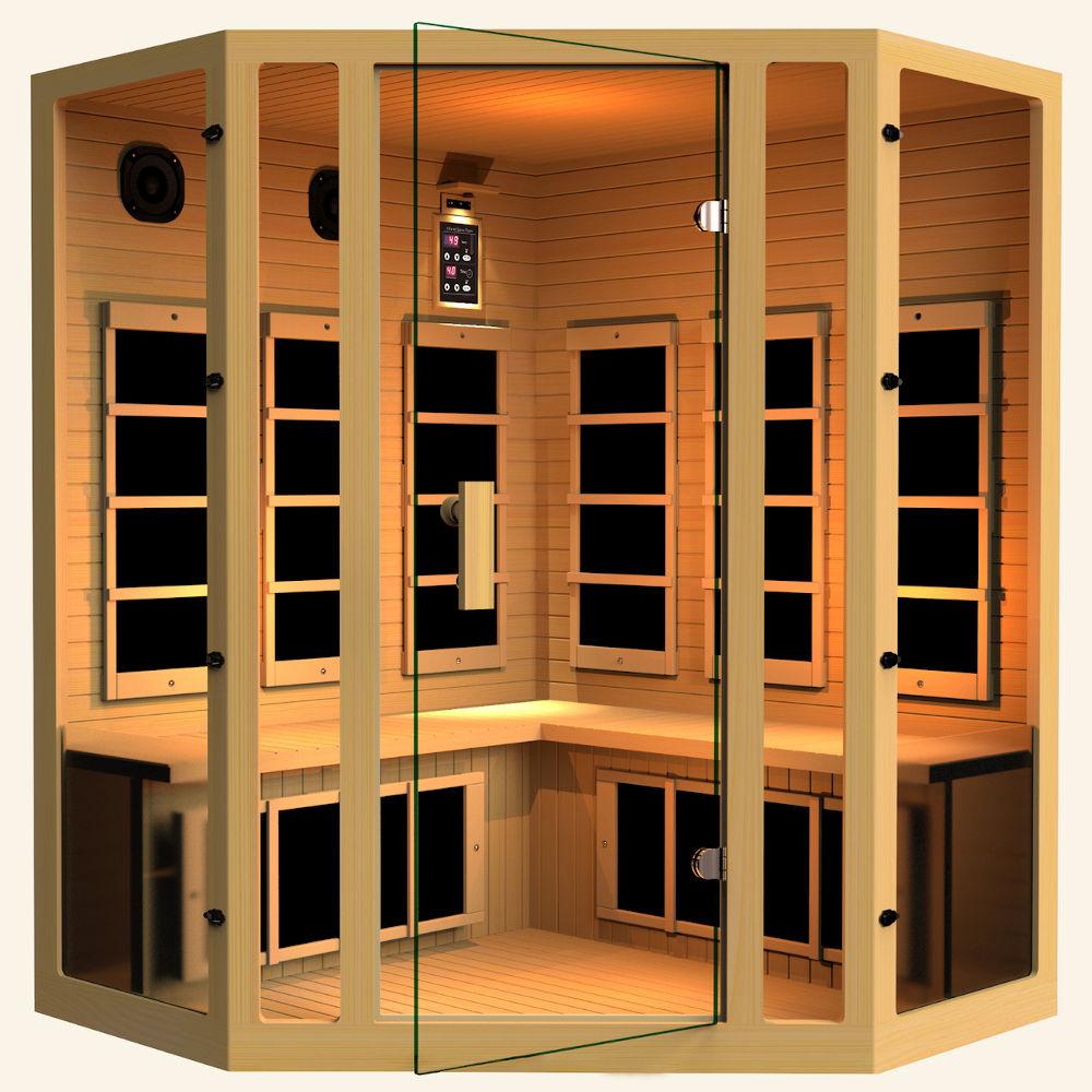 JNH LifeStyles Joyous Corner Infrared Sauna.