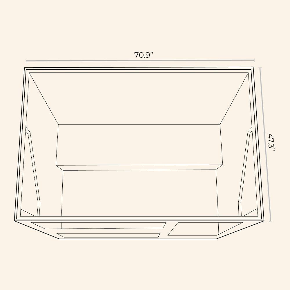 JNH LifeStyles Freedom 4 Person Infrared Sauna dimensions.