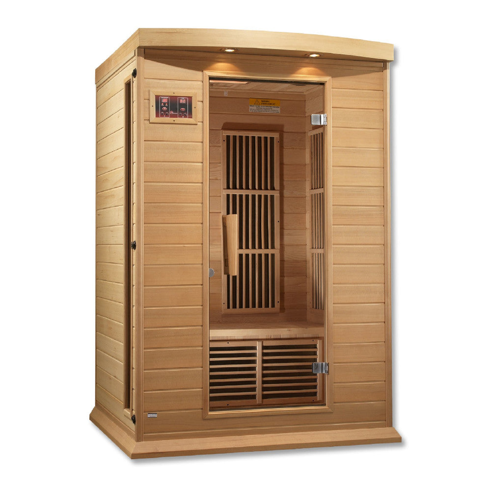 Maxxus Canadian Hemlock Near Zero EMF 2 Person Infrared Sauna.