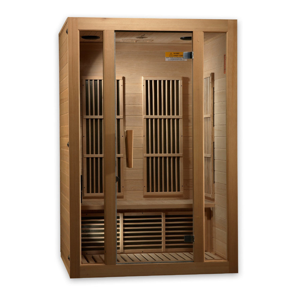 Maxxus Seattle Low EMF Carbon Canadian Hemlock 2 Person Infrared Sauna
