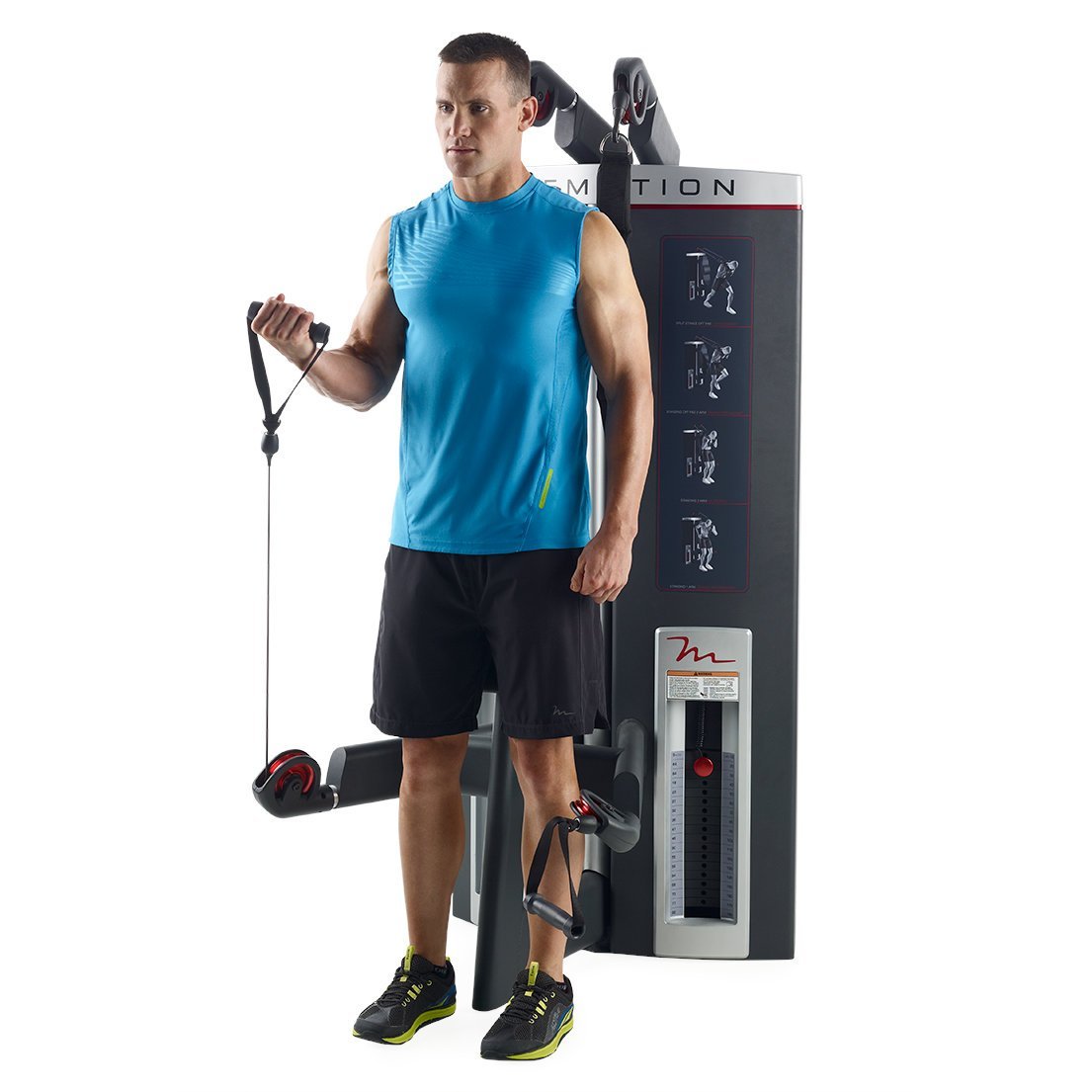 FreeMotion Genesis DS Ab Bicep Workout.