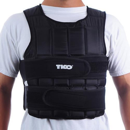 TKO 40 lb Weighted Vest on trainer.
