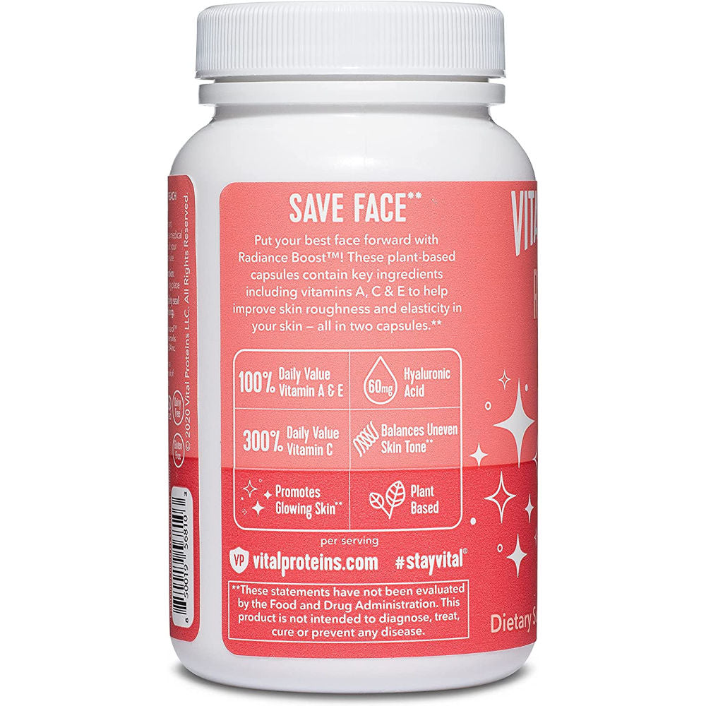 Vital Proteins Radiance Boost, 60 CT - Main Benefits.