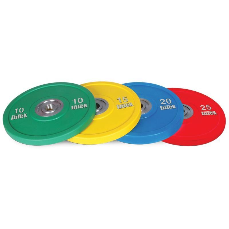INTEK Armor Series Colored Kilogram Urethane Training Bumper Plates