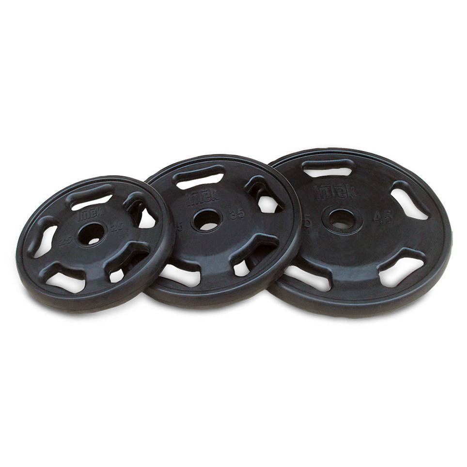 INTEK Champion Series Rubber Olympic Plates.