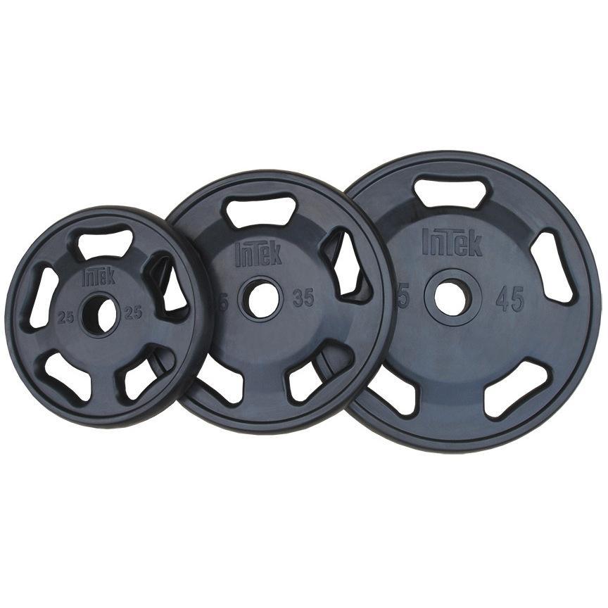 INTEK Champion Series Rubber Olympic Plates.