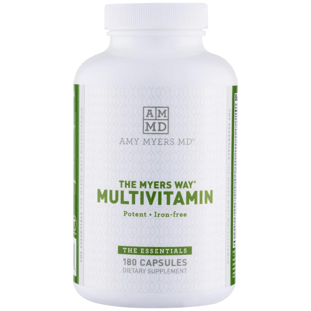 Amy Myers Multivitamin Immune & Thyroid Support Stress Relief 180 Caps.
