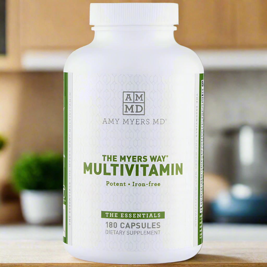 Amy Myers Multivitamin Immune & Thyroid Support Stress Relief 180 Caps.