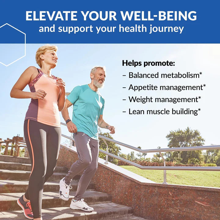 Men and woman jogging in a park for weight management