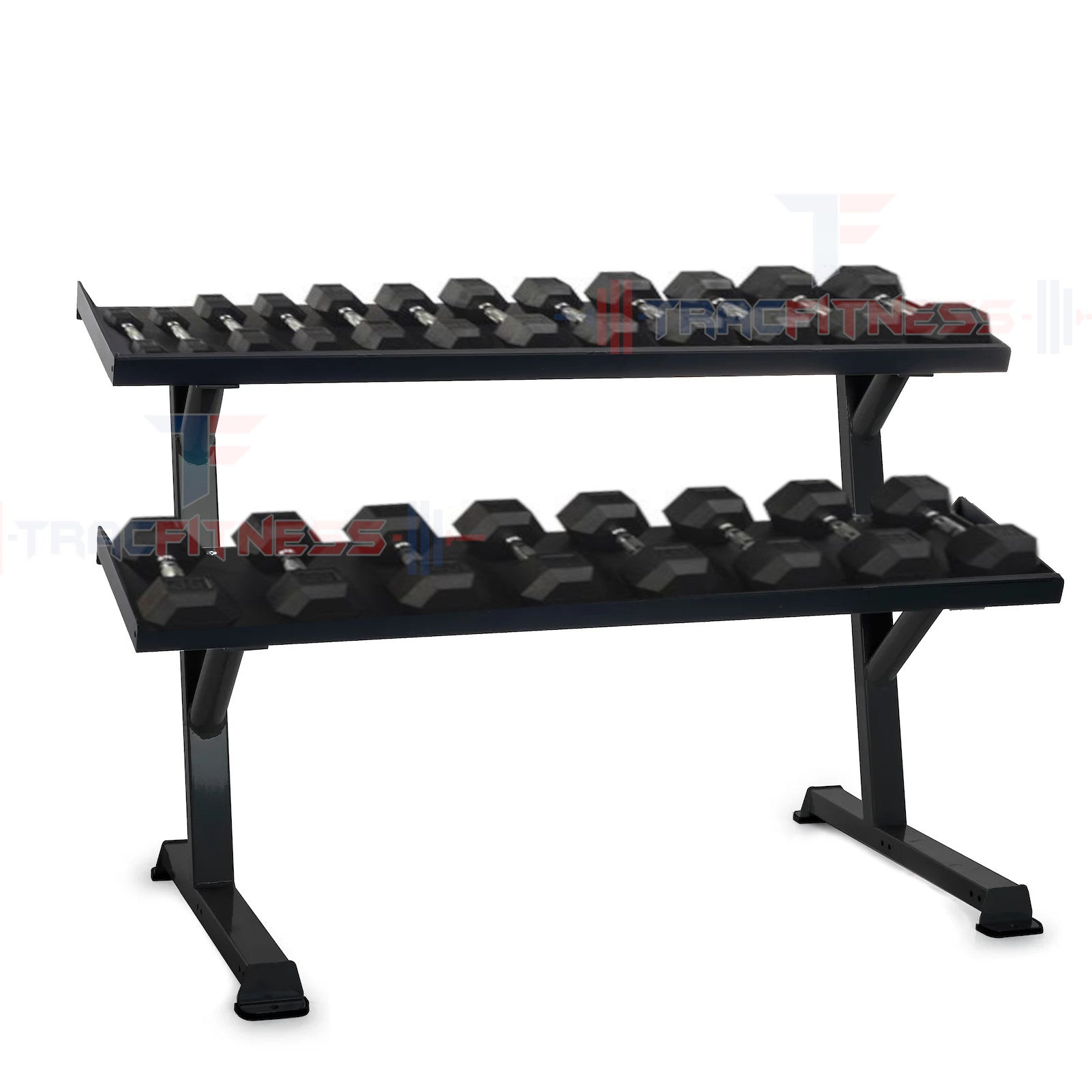 Full rack of cheap dumbbells