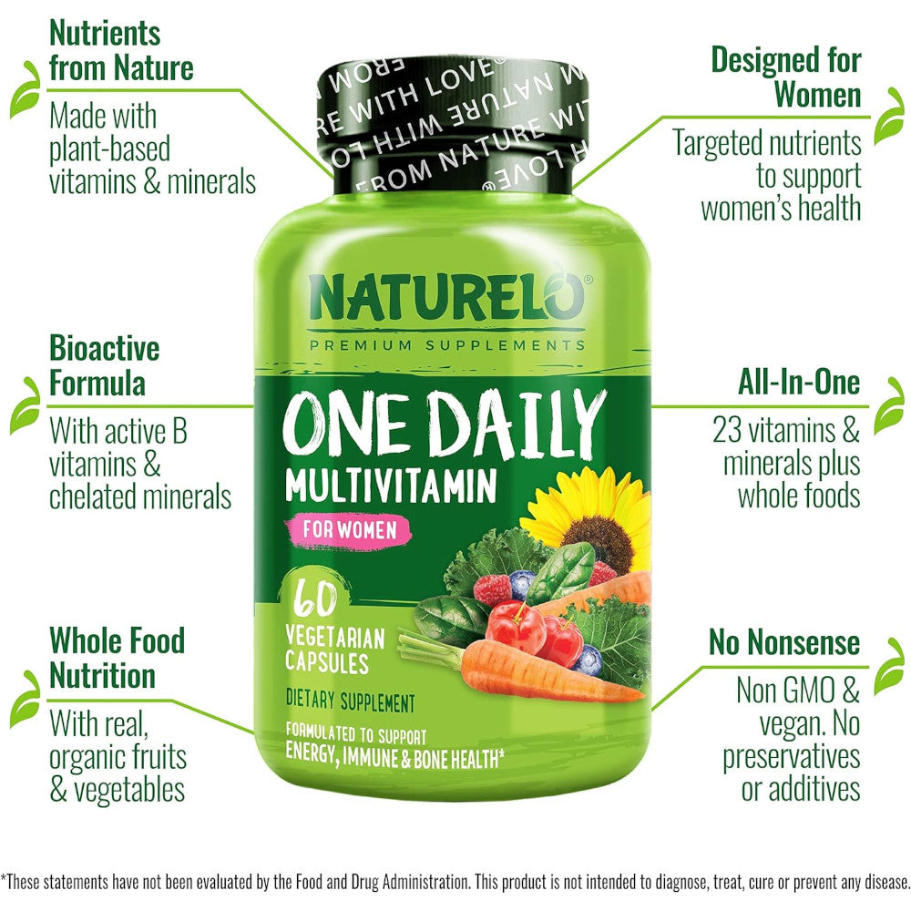 Naturelo_One_Daily_Multivitamin - For Woman - Product Highlights.