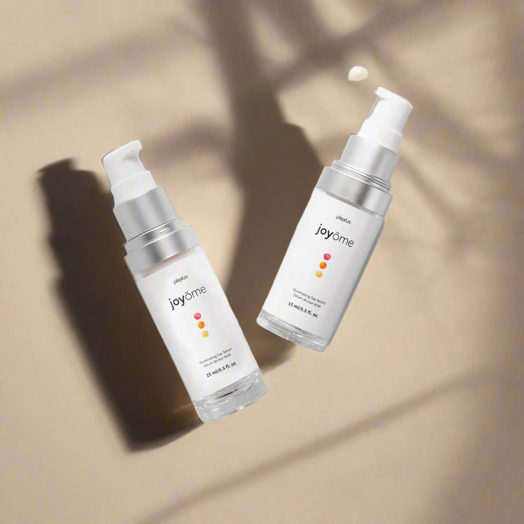 Plexus Joyome Illuminating Day Serum - 2 bottles shown.