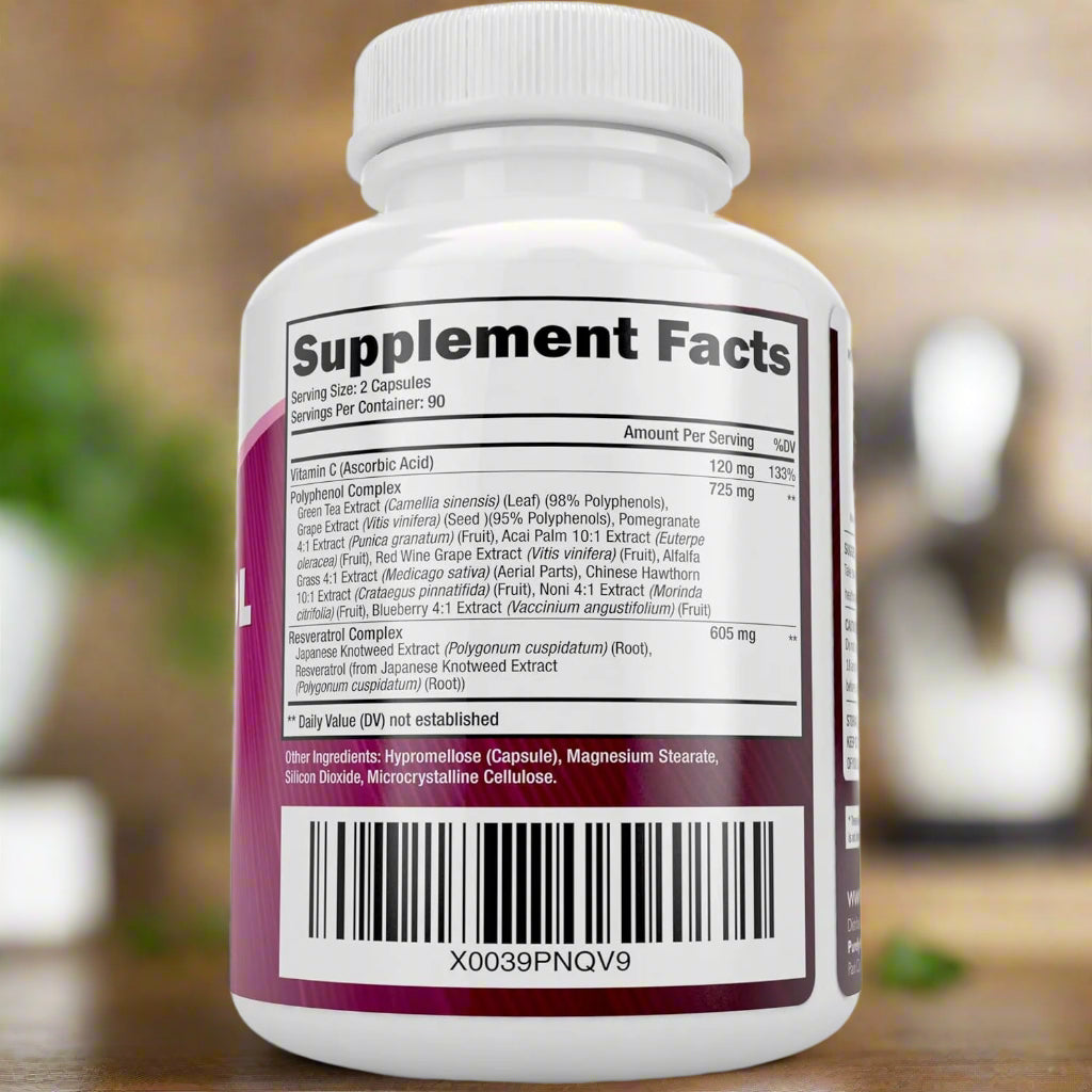 Purely Holistic Resveratrol 1450mg - Supplement_Facts.