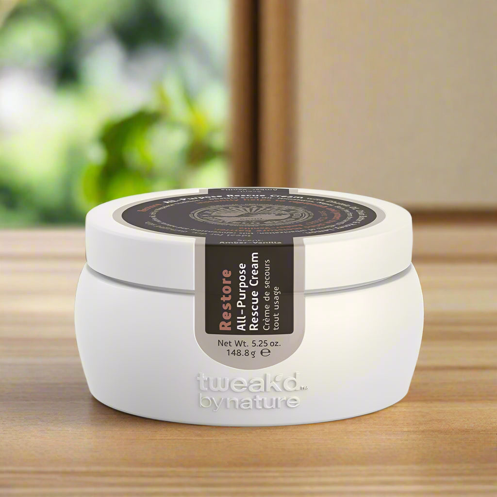 Tweak'd by Nature Restore All-Purpose Rescue Cream.