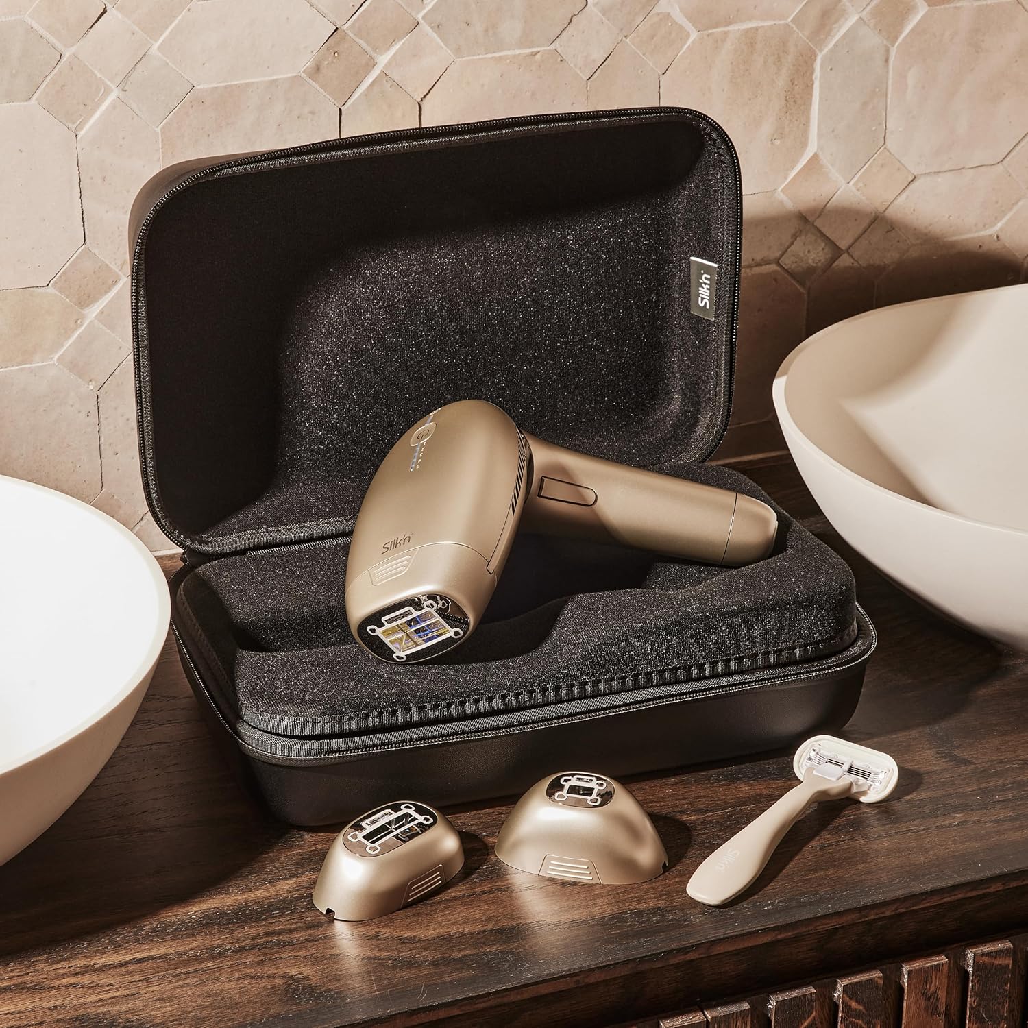 Silk'n 7 Face and Body IPL Hair Removal in case.