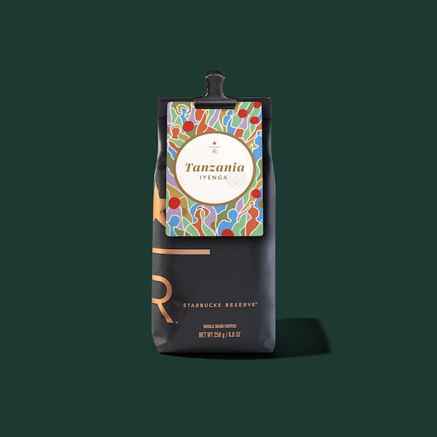 Starbucks Reserve Whole Bean Coffee 250g Tanzania Iyenga