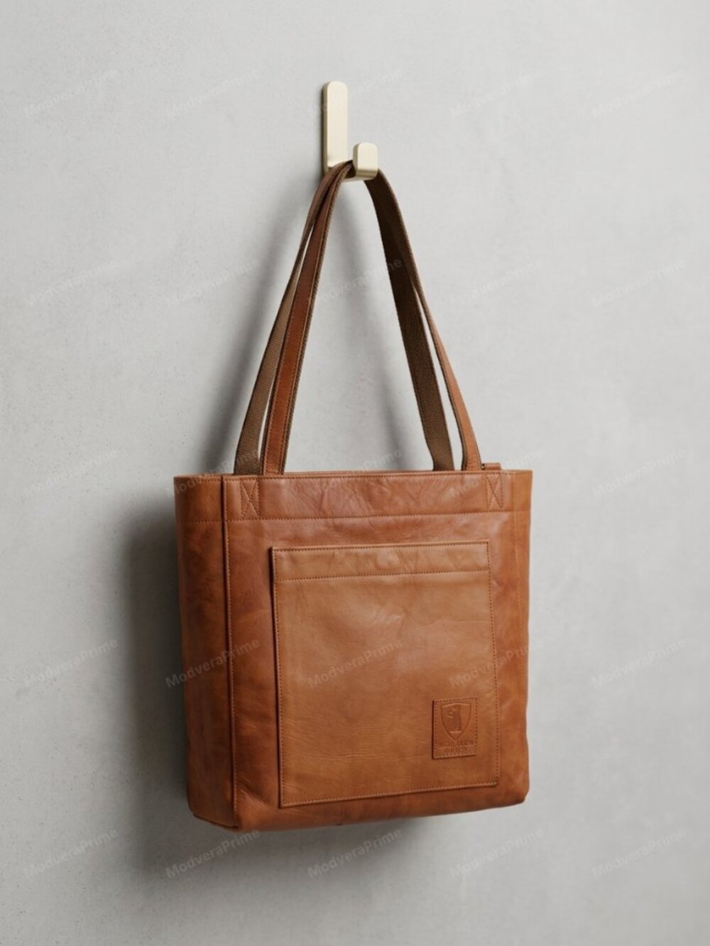Berliner Seville Genuine Leather Tote Bag | Laptop Work Bag 15.5