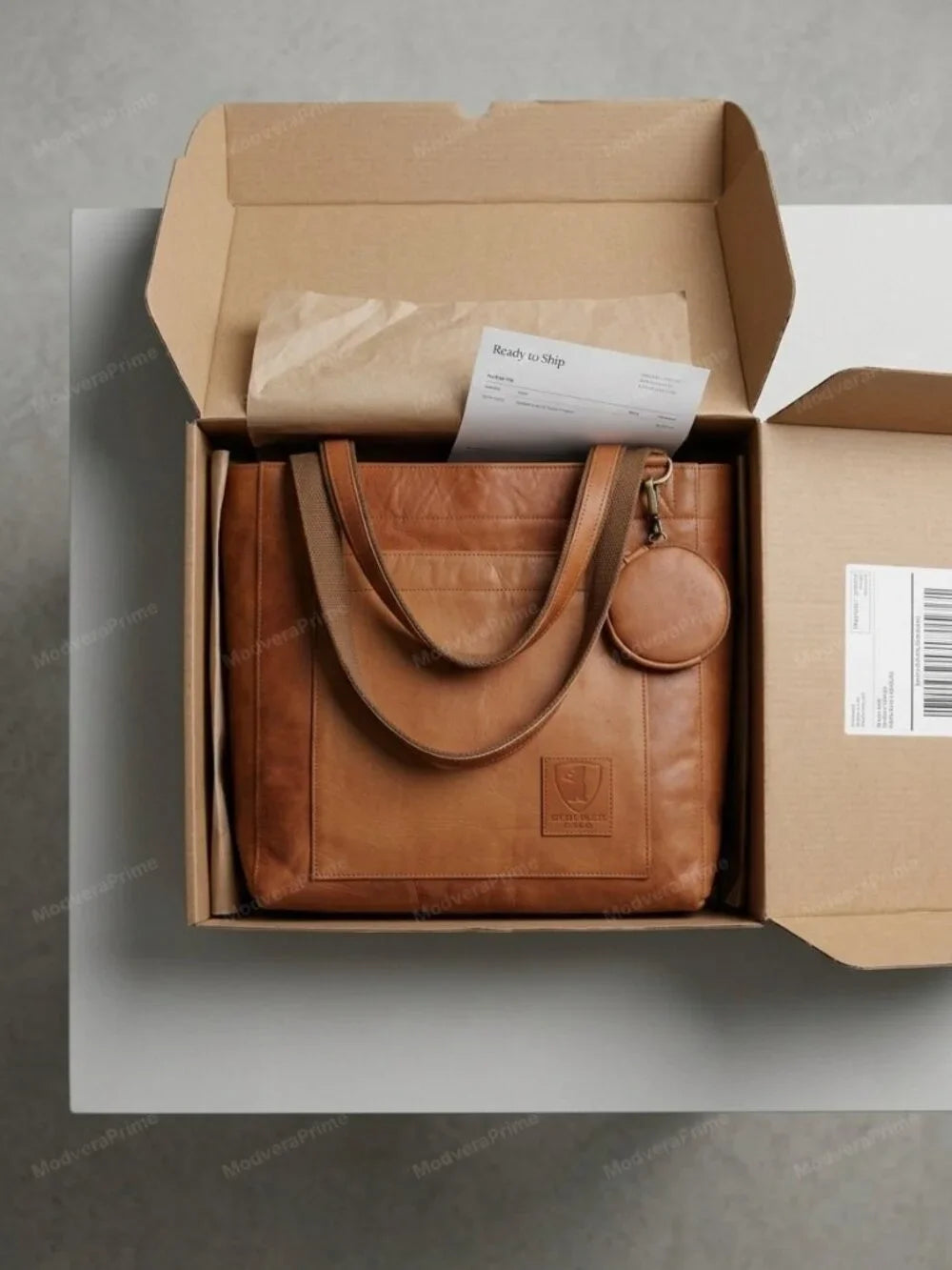 Berliner Seville Genuine Leather Tote Bag | Laptop Work Bag 15.5