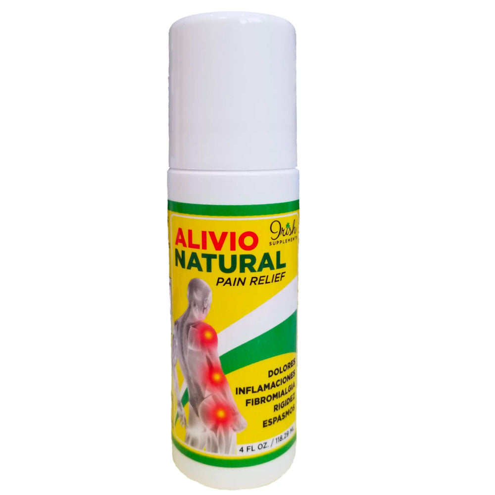 Irish Supplements Alivio Natural Pain Relief 4 Fl Oz Roll On