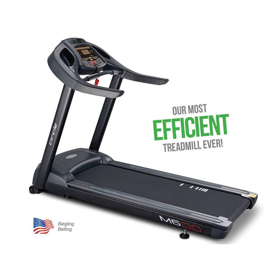 Circle Fitness M6IE3-C Light Commercial Treadmill.