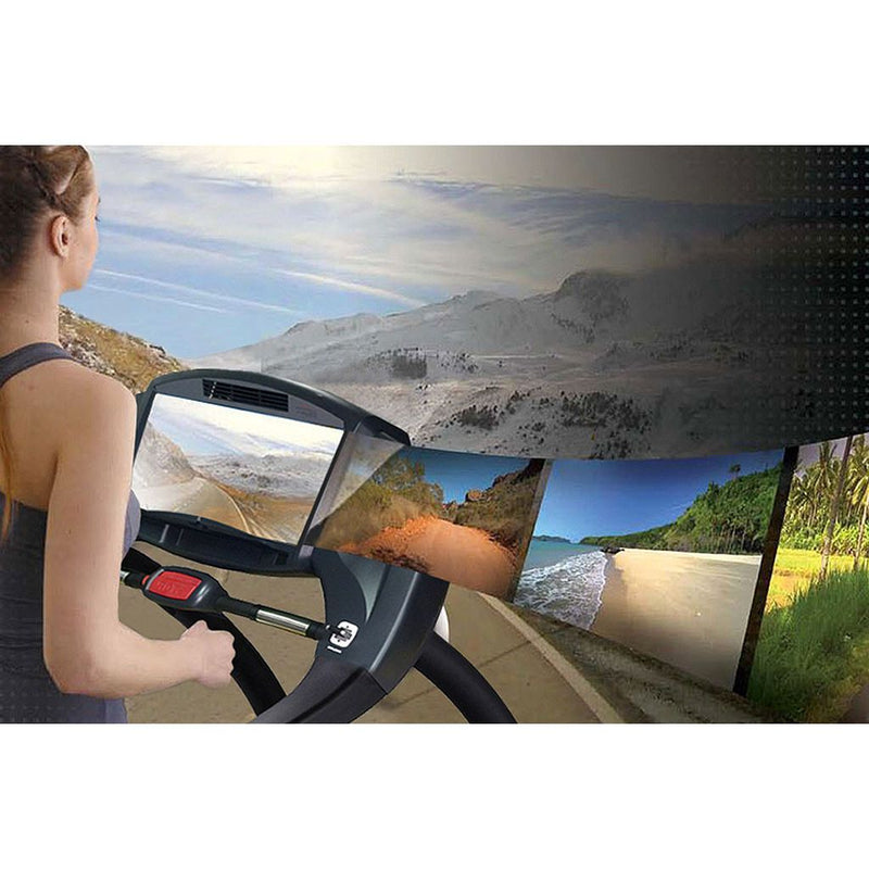 Circle Fitness M7e Touchscreen Treadmill Interactive Console.