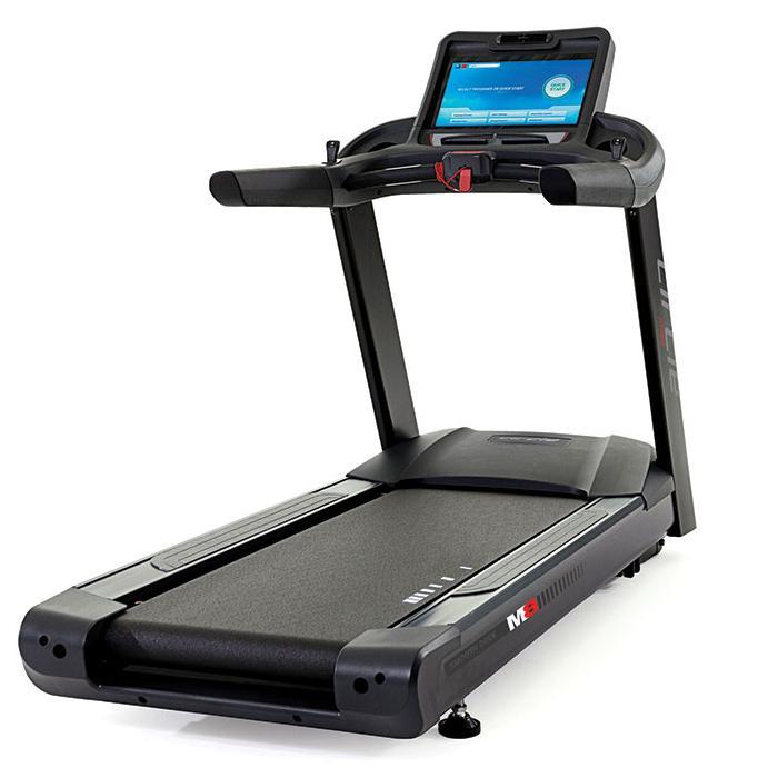 Circle Fitness M8e Touchscreen Treadmill.